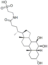 CAS#: 25696-60-0, 2-[[(4R)-4-[(3R,5R,6S,7R,10R,13R,17R)-3,6,7-Trihydroxy-10,13-Dimethyl-2,3,4,5,6,7,8,9,11,12,14,15,16,17-Tetradecahydro-1H-Cyclopenta[a]Phenanthren-17-Yl]Pentanoyl]Amino]Ethanesulfonic Acid
