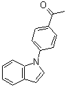 CAS 登录号：25700-07-6， 1-[4-(1H-吲哚-1-基)苯基]乙酮