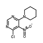 CAS#: 25710-23-0, 4-Chloro-5-Nitro-6-(1-Piperidinyl)Pyrimidine
