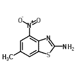 CAS#: 257282-90-9, 6-Methyl-4-Nitro-1,3-Benzothiazol-2-Amine