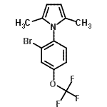 CAS 登录号：257285-02-2， 1-[2-溴-4-(三氟甲氧基)苯基]-2,5-二甲基-1H-吡咯