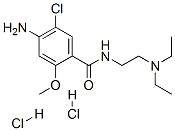 CAS 登录号：2576-84-3， 4-氨基-5-氯-N-(2-二乙基氨基乙基)-2-甲氧基苯甲酰胺二盐酸盐