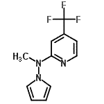 CAS 登录号：257862-74-1， N-甲基-N-(1H-吡咯-1-基)-4-(三氟甲基)-2-吡啶胺