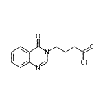 CAS#: 25818-89-7, 4-(4-Oxo-3(4H)-Quinazolinyl)Butanoic Acid