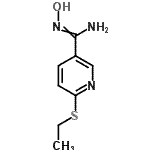 CAS#: 258348-13-9, 6-(Ethylsulfanyl)-N'-Hydroxy-3-Pyridinecarboximidamide