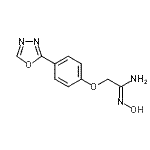 CAS#: 258521-20-9, N-Hydroxy-2-[4-(1,3,4-Oxadiazol-2-Yl)Phenoxy]Ethanimidamide