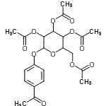 CAS 登录号：25876-45-3， 4-乙酰基苯基2,3,4,6-四-O-乙酰基吡喃己糖苷