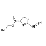 CAS#: 258822-90-1, Ethyl (4R)-2-(Cyanoamino)-4,5-Dihydro-1,3-Thiazole-4-Carboxylate