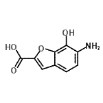 CAS#: 258828-57-8, 6-Amino-7-Hydroxy-1-Benzofuran-2-Carboxylic Acid