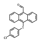 CAS#: 259196-25-3, 10-[(4-Chlorophenyl)Sulfanyl]-9-Anthracenecarbaldehyde