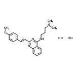 CAS#: 259199-65-0, N'-{2-[(E)-2-(4-Methoxyphenyl)Vinyl]-4-Quinazolinyl}-N,N-Dimethyl-1,3-Propanediamine Dihydrochloride