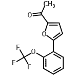 CAS 登录号：259251-82-6， 1-{5-[2-(三氟甲氧基)苯基]-2-呋喃基}乙酮