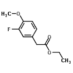 CAS 登录号：259543-77-6， 乙基2-(3-氟-4-甲氧基-苯基)乙酸酯