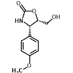 CAS#: 259794-13-3, (4S,5S)-5-(Hydroxymethyl)-4-(4-Methoxyphenyl)-1,3-Oxazolidin-2-One