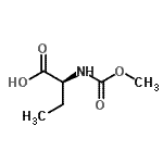 CAS 登录号：259874-14-1， (2S)-2-[(甲氧羰基)氨基]丁酸