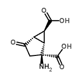 CAS 登录号：260355-36-0， (1R,2S,5S,6S)-2-氨基-4-氧代双环[3.1.0]己烷-2,6-二甲酸