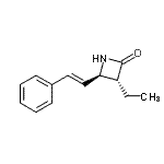 CAS#: 260407-81-6, (3R,4R)-3-Ethyl-4-[(E)-2-Phenylvinyl]-2-Azetidinone