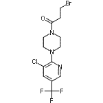 CAS#: 260554-80-1, 3-Bromo-1-{4-[3-Chloro-5-(Trifluoromethyl)-2-Pyridinyl]-1-Piperazinyl}-1-Propanone