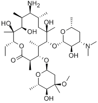 CAS 登录号：26116-56-3， 9-(S)-红霉胺