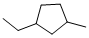 CAS 登录号：2613-66-3， 1-乙基-3-甲基环戊烷