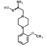 CAS#: 261623-50-1, N'-Hydroxy-2-[4-(2-Methoxyphenyl)-1-Piperazinyl]Ethanimidamide