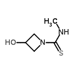 CAS#: 261628-44-8, 3-Hydroxy-N-Methyl-1-Azetidinecarbothioamide