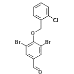 CAS#: 261633-40-3, 3,5-Dibromo-4-[(2-Chlorobenzyl)Oxy]Benzaldehyde