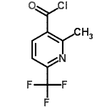 CAS 登录号：261635-98-7， 2-甲基-6-(三氟甲基)烟酰氯