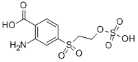 CAS 登录号：26169-41-5， 2-氨基-4-[[2-(磺基氧基)乙基]磺酰基]-苯甲酸