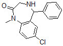 CAS#: 2619-57-0, 7-Chloro-1-Methyl-5-Phenyl-4,5-Dihydro-3H-1,4-Benzodiazepin-2-One