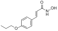 CAS 登录号：26227-45-2， 3-(4-丙氧基苯基)-2-丙烯氧肟酸