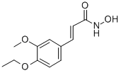 CAS 登录号：26228-02-4， 3-(4-乙氧基-3-甲氧基苯基)-2-丙烯氧肟酸