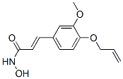 CAS 登录号：26228-04-6， 3-(4-烯丙氧基-3-甲氧基苯基)-2-丙烯氧肟酸