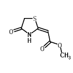 CAS#: 26239-22-5, Methyl (2E)-(4-Oxo-1,3-Thiazolidin-2-Ylidene)Acetate