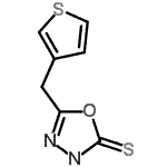 CAS#: 262856-02-0, 5-(3-Thienylmethyl)-1,3,4-Oxadiazole-2(3H)-Thione