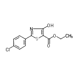 CAS 登录号：263016-08-6， 乙基2-(4-氯苯基)-4-羟基-1,3-噻唑-5-羧酸酯