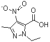 CAS#: 26308-39-4, 1-Ethyl-3-Methyl-4-Nitro-1H-Pyrazole-5-Carboxylic Acid