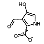CAS#: 263144-33-8, 4-Hydroxy-2-Nitro-1H-Pyrrole-3-Carbaldehyde