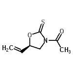 CAS#: 263349-92-4, 1-[(5R)-2-Thioxo-5-Vinyl-1,3-Oxazolidin-3-Yl]Ethanone