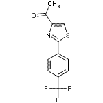 CAS#: 263564-37-0, 1-{2-[4-(Trifluoromethyl)Phenyl]-1,3-Thiazol-4-Yl}Ethanone
