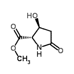 CAS 登录号：26367-35-1， 甲基(3S)-3-羟基-5-氧代-L-脯氨酸酯