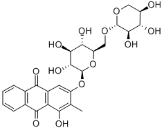 CAS 登录号：26388-47-6， 茜根定樱草糖甙