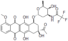CAS#: 26388-52-3, Trifluoroacetyldaunomycin