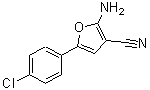 CAS#: 26454-85-3, 2-Amino-5-(4-Chlorophenyl)-3-Furonitrile