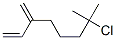 CAS 登录号：26492-09-1， 7-氯-7-甲基-3-亚甲基辛-1-烯