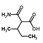 CAS 登录号：26536-97-0， 2-氨基甲酰-3-甲基戊酸