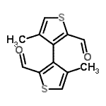 CAS#: 26554-57-4, 4,4'-Dimethyl-3,3'-Bithiophene-2,2'-Dicarbaldehyde