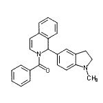 CAS#: 26580-44-9, [1-(1-Methyl-2,3-Dihydro-1H-Indol-5-Yl)-2(1H)-Isoquinolinyl](Phenyl)Methanone