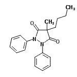 CAS 登录号：26598-82-3， 4-丁基-4-甲基-1,2-二苯基-3,5-吡唑烷二酮