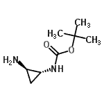 CAS#: 265987-99-3, 2-Methyl-2-Propanyl [(1R,2R)-2-Aminocyclopropyl]Carbamate